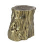 9th & Pike® Gold Fiberglass Eclectic Footstool - image 2