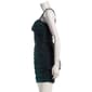 Juniors Emerald Sundae Glitter Knit Lace Up Back Sheath Dress - image 4