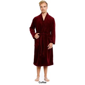 Mens Leveret Solid Fleece Robe - Boscov's