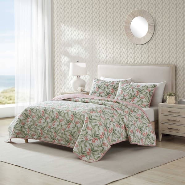 Tommy Bahama Acapulco Palms Cotton Quilt Set