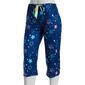 Juniors Plus Dollhouse Brushed Power Stars Capri Pajama Pants - image 1