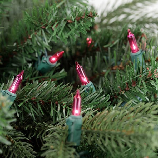 Northlight Seasonal 21.5ft. Pink Mini Christmas Light Set