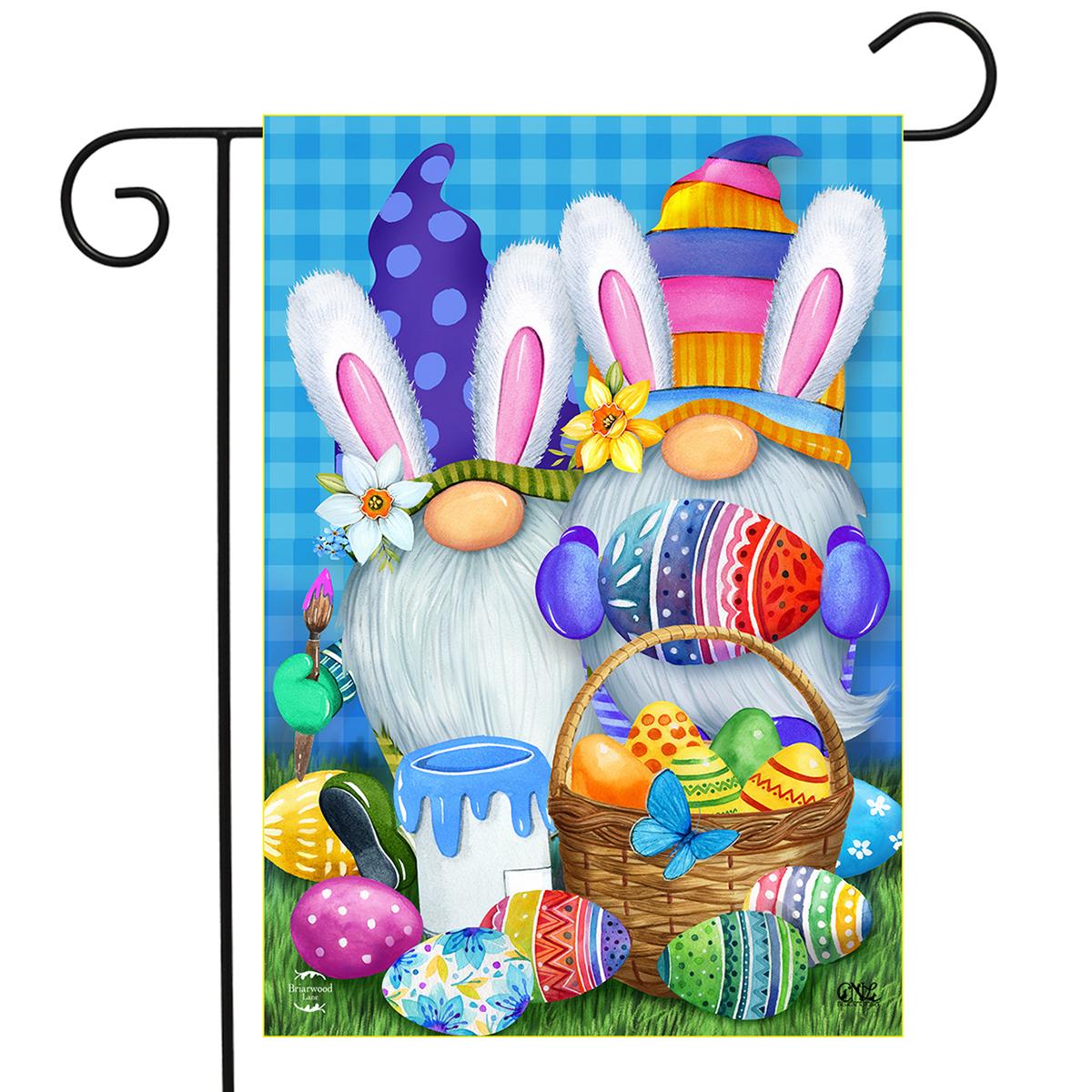 Briarwood Lane Easter Gnomes Garden Flag