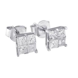 Diamond Classics™ 10kt. Diamond Square Stud Earrings