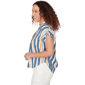 Petite Skye’s the Limit Summer Spice Striped Cap Sleeve Stripe B - image 4