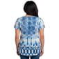 Womens OneWorld Short Sleeve Abstract Sublimation Tee - image 2