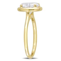Gemstone Classics™ 10kt. Gold 2ctw. Moissanite Engagement Ring