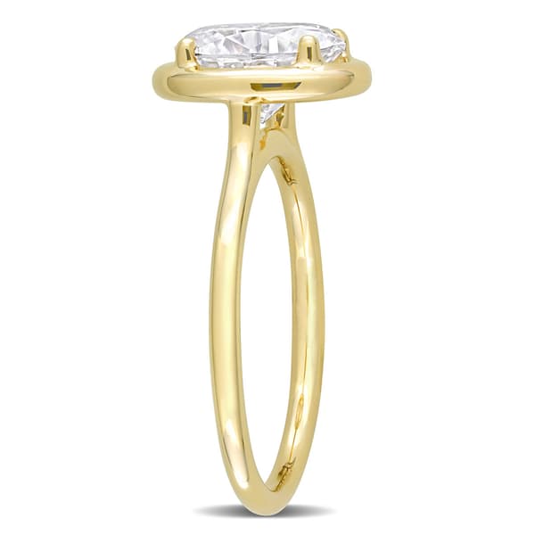 Gemstone Classics™ 10kt. Gold 2ctw. Moissanite Engagement Ring