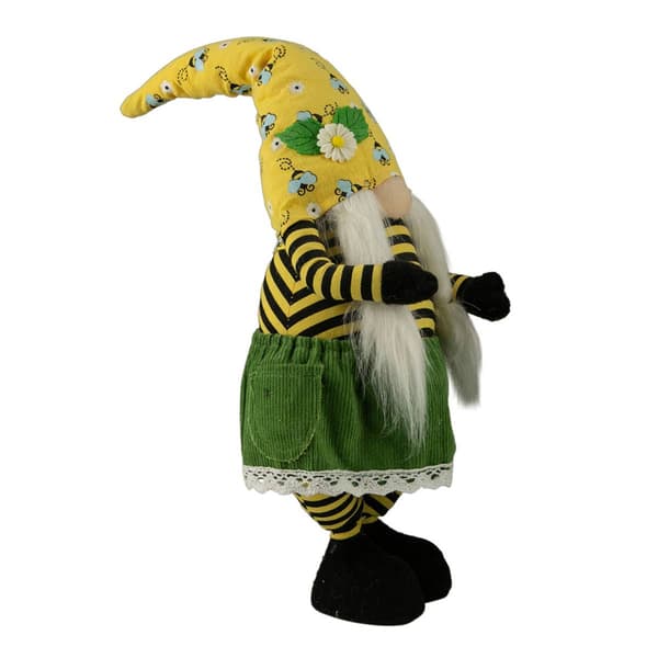 Northlight Seasonal Girl Gnome w/ Bumblebee Hat & Daisy