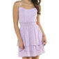 Juniors Emerald Sundae Floral Smock Tier Skater Dress - image 3