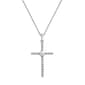 Precious Elegance(tm) Cross & Pearl Center Pendant Necklace - image 1