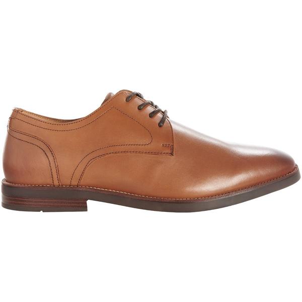 Mens Johnston & Murphy Borland Plain Toe Tan Oxfords