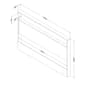 South Shore Tao Natural Walnut Full/Queen Headboard w/ Shelf - image 4