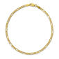 Gold Classics&#40;tm&#41;10kt. 2.75mm 8in. Flat Figaro Chain Bracelet - image 1