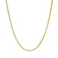 24in. Vermeil Sterling Silver Box Chain Necklace - image 1