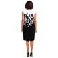 Womens Connected Apparel Sleeveless Floral Sheath Dress w/Belt - image 2