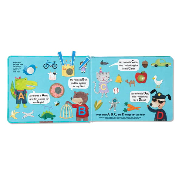 Melissa &amp; Doug® Poke-A-Dot Alpha Eye Spy Book