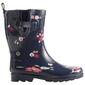 Womens Capelli New York Ditsy Floral Mid Calf Rain Boots - image 2