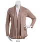 Womens Cure Open Front Solid Smocked Cardigan - image 6