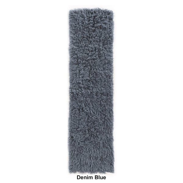 Linon Flokati Natural Runner - 2 x 8