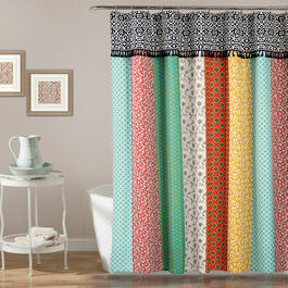 Lush Decor(R) Boho Patch Shower Curtain