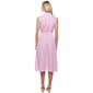 Womens Absolutely Famous Sleeveless Stripe Smock Waist Shirtdress - image 3