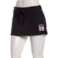 Juniors No Comment Embroidered Twill Applique Mini Skort - Black - image 2
