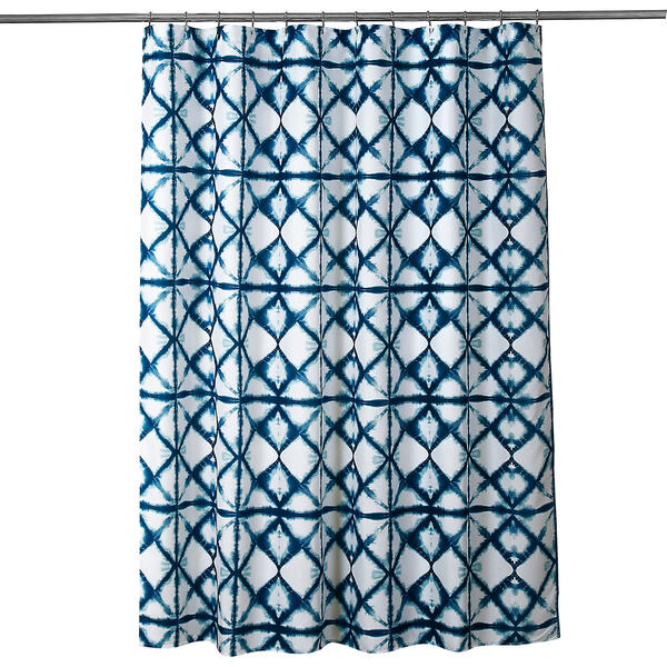 Lush Décor® Geo Shibori Shower Curtain