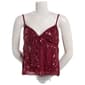 Juniors Madden Girl Tulle Mesh Beaded Sequin Babydoll Camisole - image 1