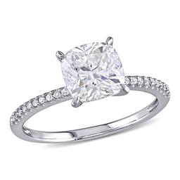 Diamond Classics(tm) Cushion Cut Prong Set Engagement Ring