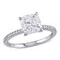 Diamond Classics&#40;tm&#41; Cushion Cut Prong Set Engagement Ring - image 1