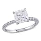 Diamond Classics&#40;tm&#41; Cushion Cut Prong Set Engagement Ring - image 1