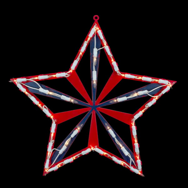 Northlight Seasonal 14in. 4th of July Star Window Silhouette