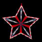 Northlight Seasonal 14in. 4th of July Star Window Silhouette - image 2