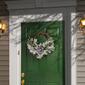 National Tree 22in. Snowy Christmas Wreath With Bow - image 2