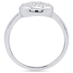 Nova Star® 1/10ctw. Lab Grown Diamond Paw Ring in Sterling Silver