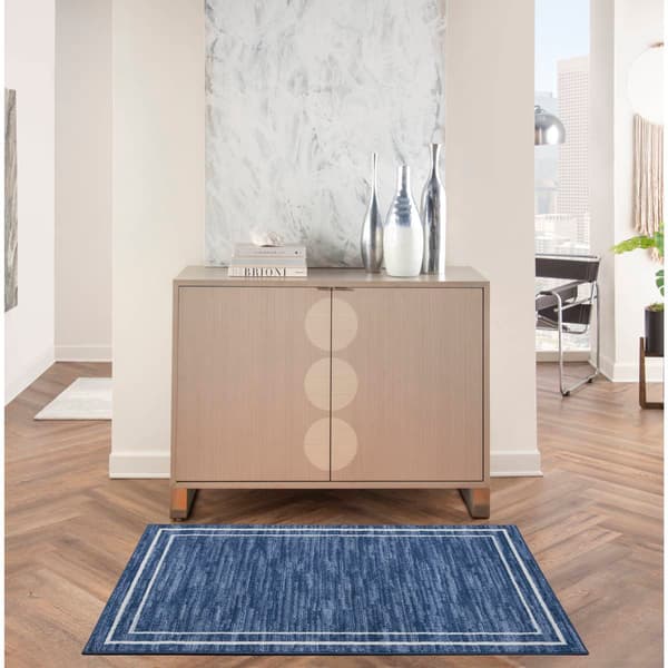 Nourison Essentials Bordered Indoor/Outdoor Area Rug