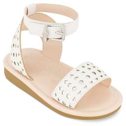 Little Girls Jessica Simpson Janey Perforated Slingback Sandals