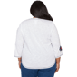 Plus Size Alfred Dunner Port Side Floral Embroidery Blouse - image 2