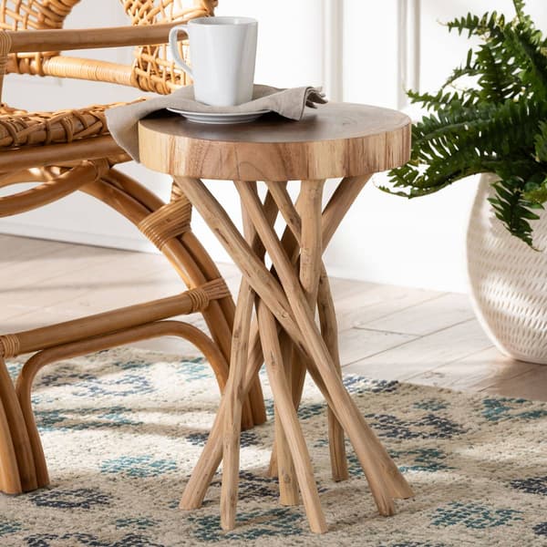 bali & pari Idoya Liberte Natural Teak End Table