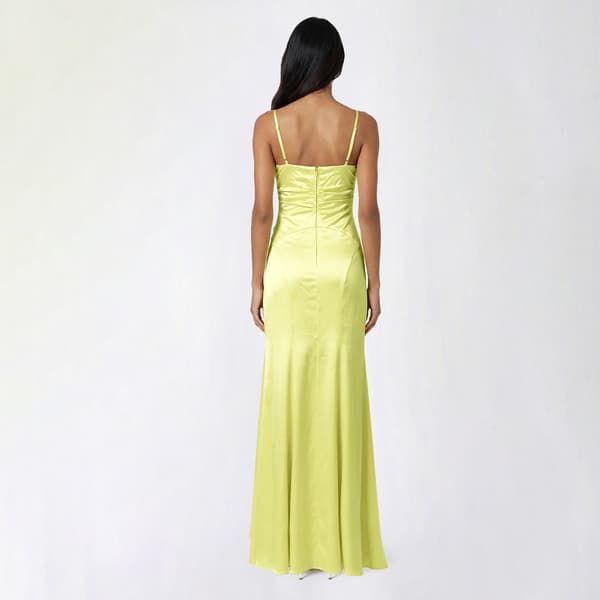 Juniors Emerald Sundae Sweetheart Satin Sheath Dress