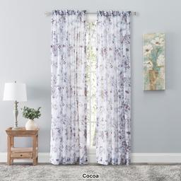 Whimsical Print Semi-Sheer Rod Pocket Panel