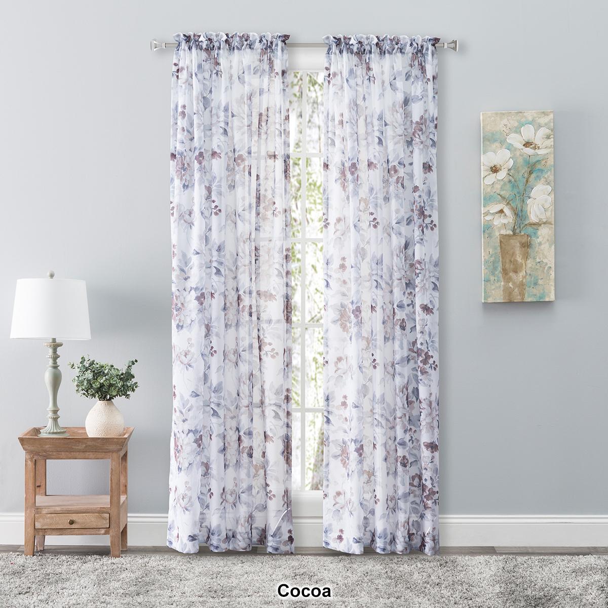 Whimsical Print Semi-Sheer Rod Pocket Panel