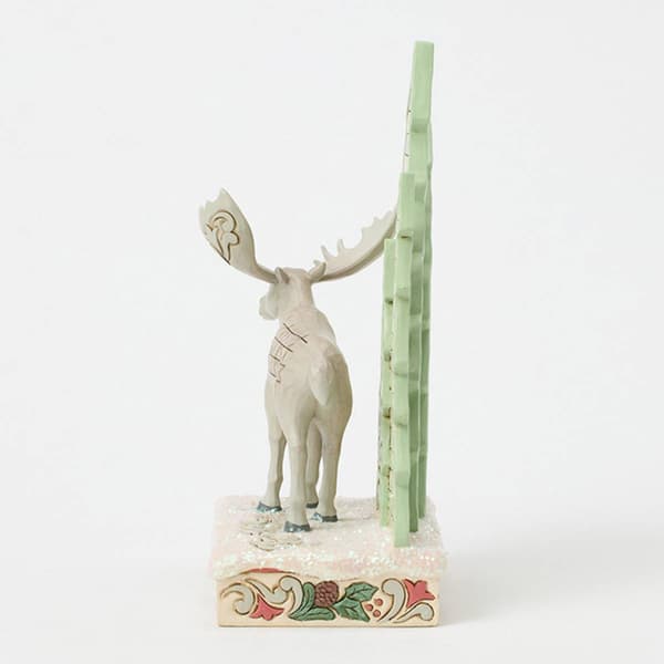 Jim Shore Woodland Glen Moose w/ Layered Tree Christmas Figurine