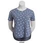Womens Architect&#174; Short Sleeve Floral Pocket Tee - image 5
