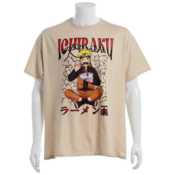 Young Mens Naruto Ramen Short Sleeve Graphic Tee