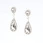 Rosa Rhinestones Duo Teardrops Earrings - image 1