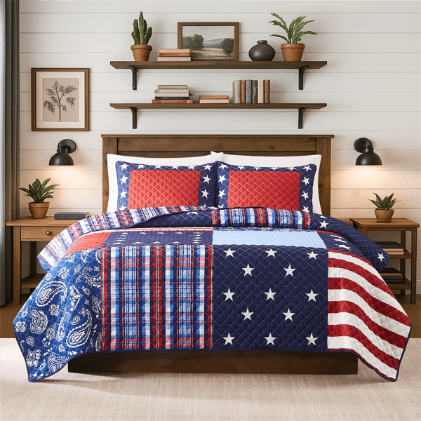 Avanti Americana Reversible Quilt Set - image 