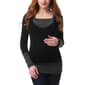 Womens Glow &amp; Grow® Color Block Maternity Hooded Top - image 3