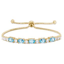 Gemstone by Gianni Argento Blue Topaz Oval Adj